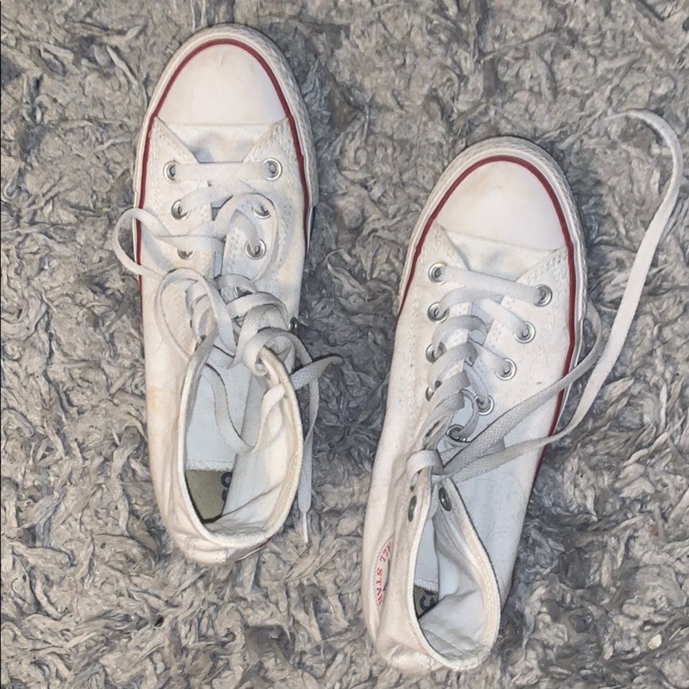 white high top converse